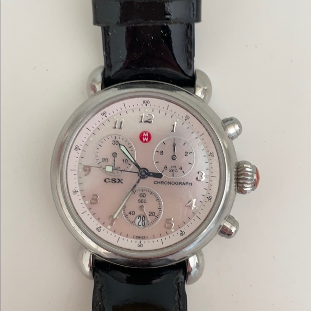 Michele watch w 3 straps